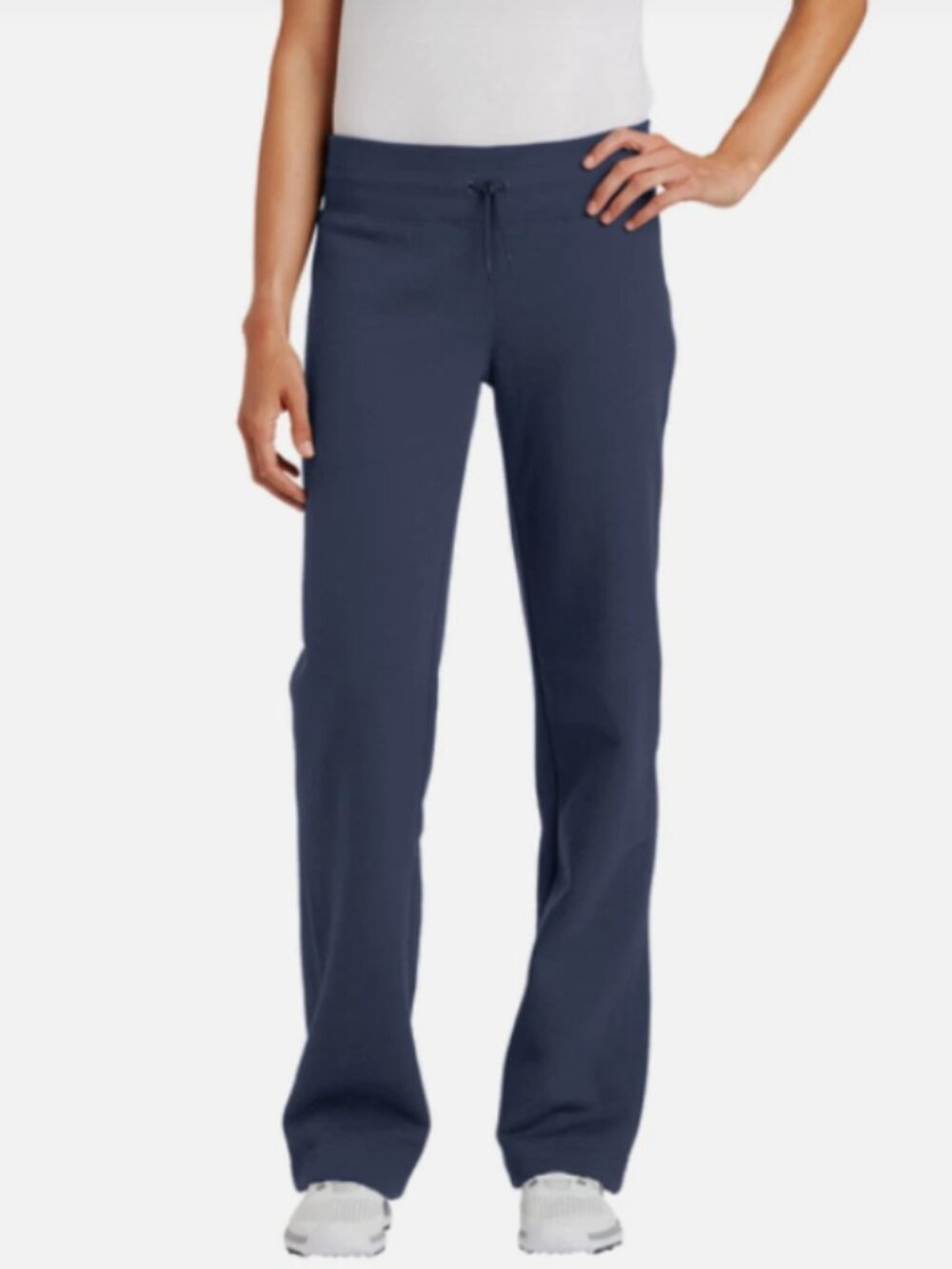 Sport-Tek Ladies Fleece Pant 4XL - Blue L257 Open Hem Draw String Waist Band